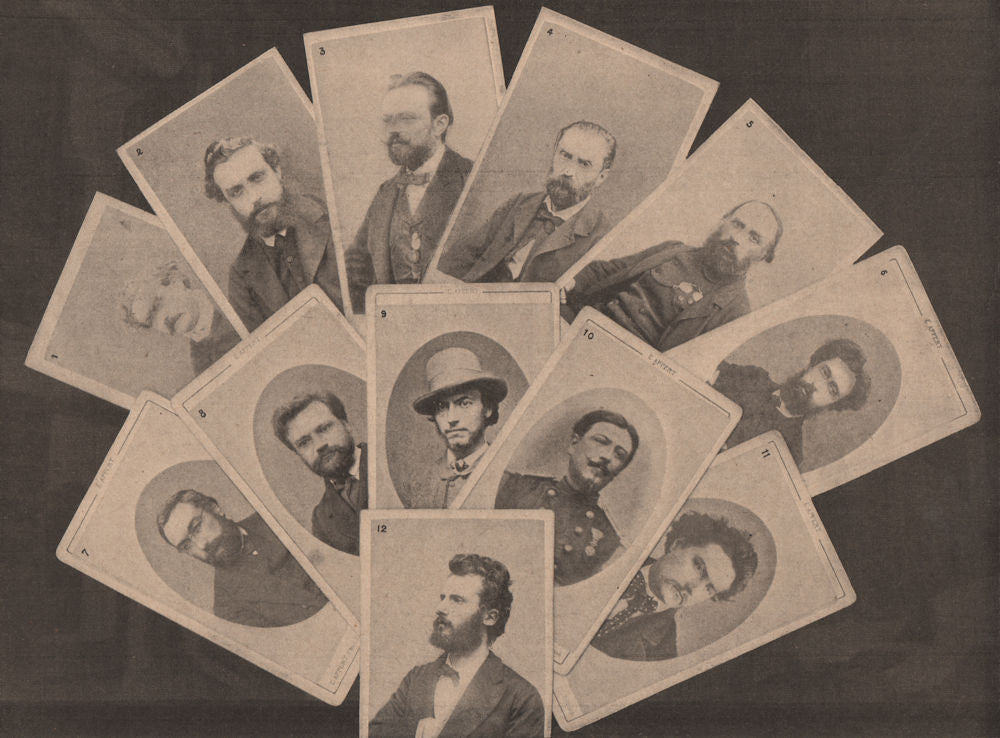 PARIS COMMUNE 1871 Cournet Mégy Razoua Jourde Trinquet Longuet Maroteau c1873